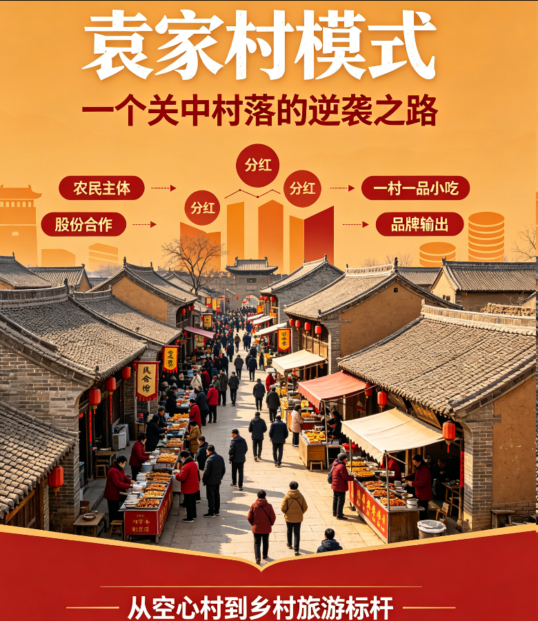 袁家村模式,一个关中村落的逆袭之路