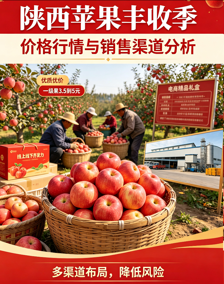 陕西苹果丰收季,价格行情与销售渠道分析